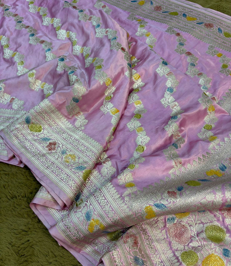 Thumbnail: Banarasi Mashru Katan Silk Code-BMSAPSU102706