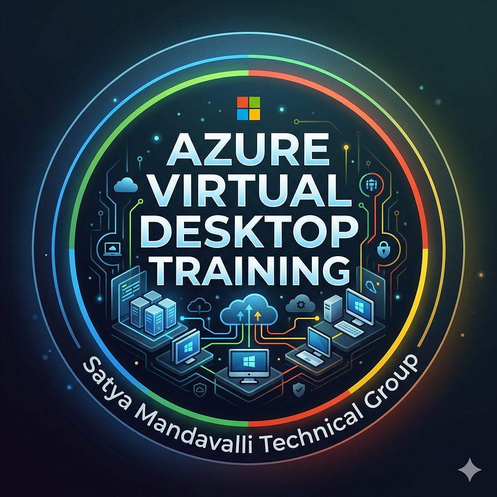 Azure Virtual Desktop (AVD) training