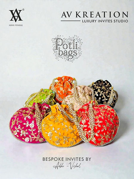 WEDDING POTLI BAGS
