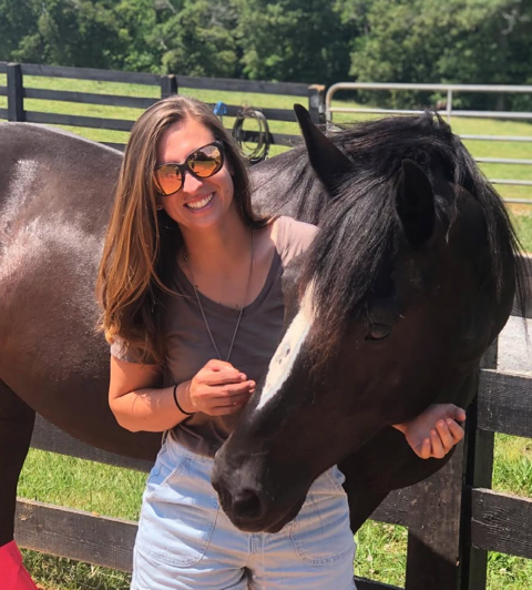 Horse and Woman