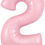 Thumbnail: 34-inch Matte Pink Number Balloon
