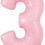 Thumbnail: 34-inch Matte Pink Number Balloon