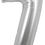 Thumbnail: 34-inch Silver Number Balloon