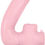 Thumbnail: 34-inch Matte Pink Number Balloon