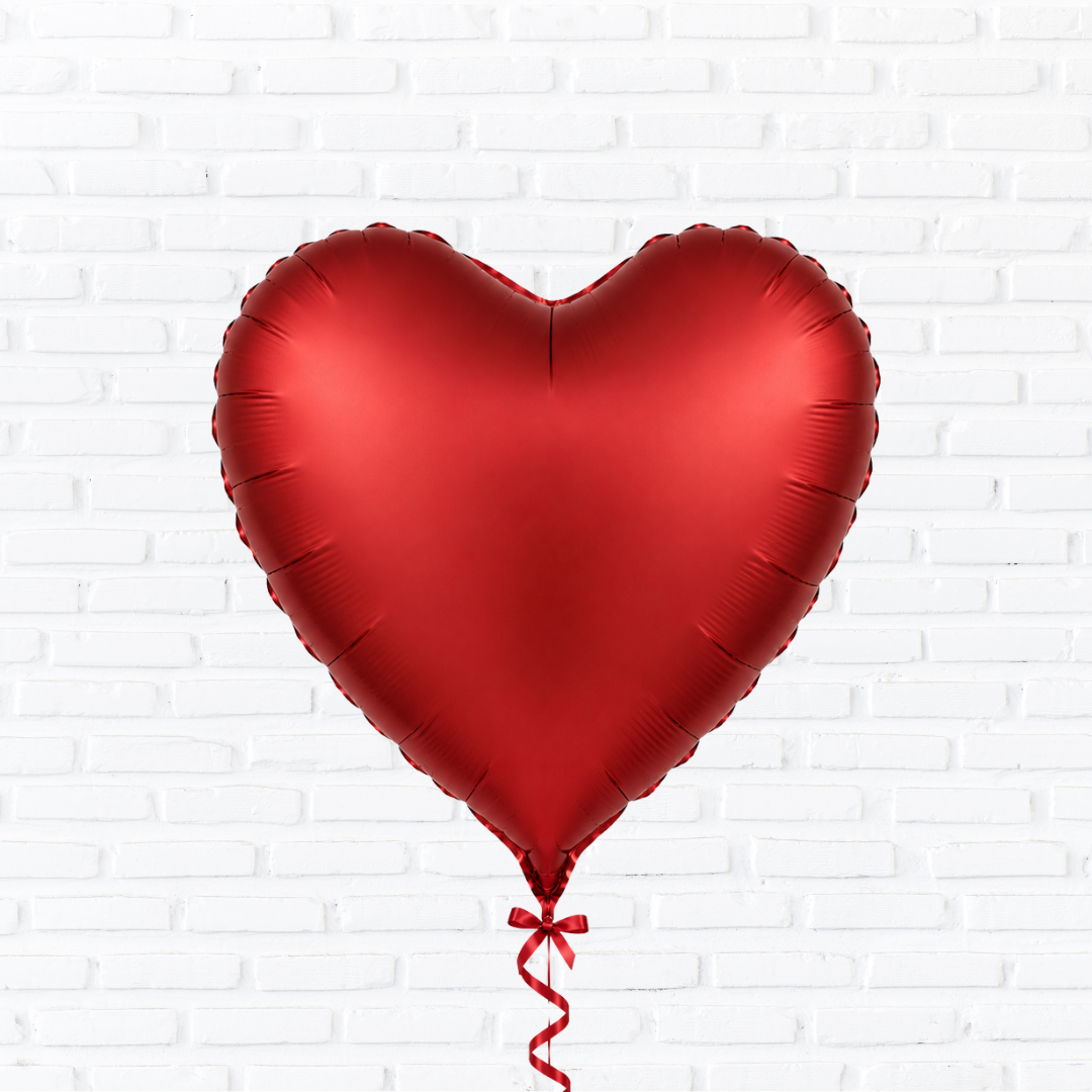 Luxe Red Heart Balloon
