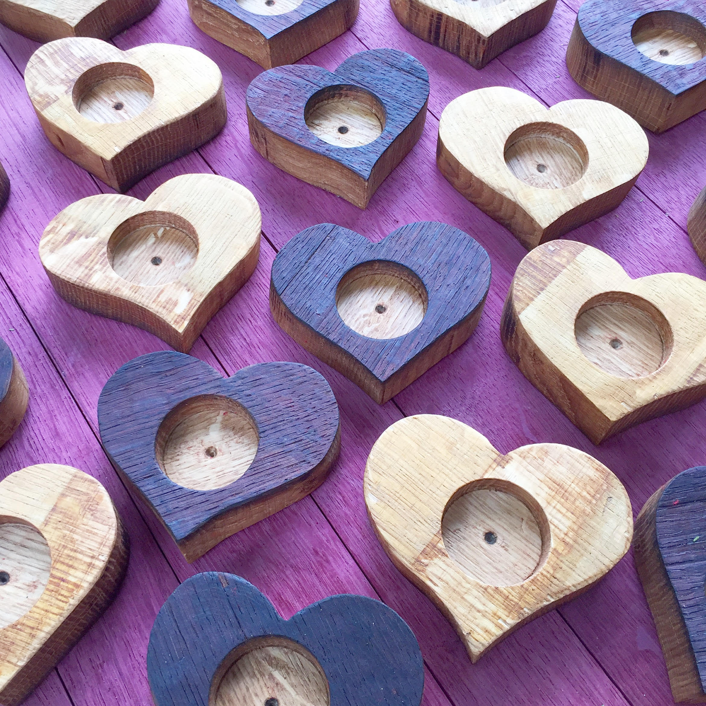 Heart Candle Holders