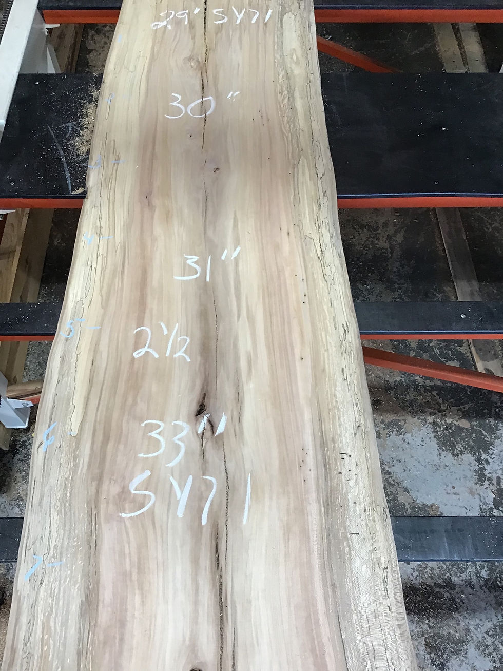 Thumbnail: Sycamore Live Edge Slab SY71P.  
