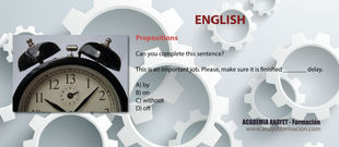 English - Prepositions