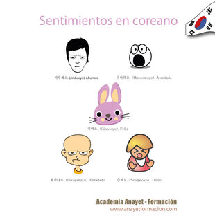 Algunos sentimientos en coreano