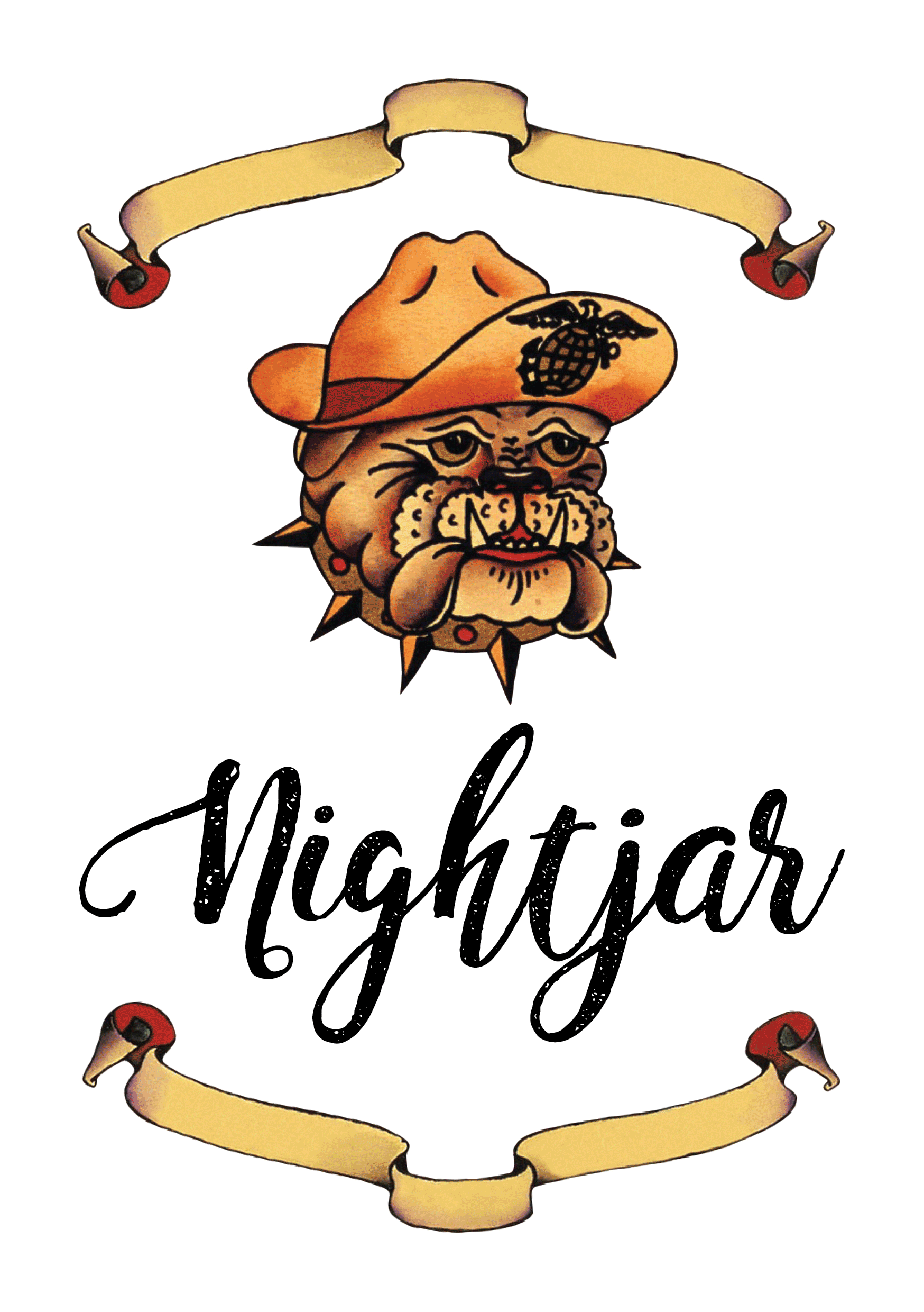 NIGHTJAR MENU DESIGN