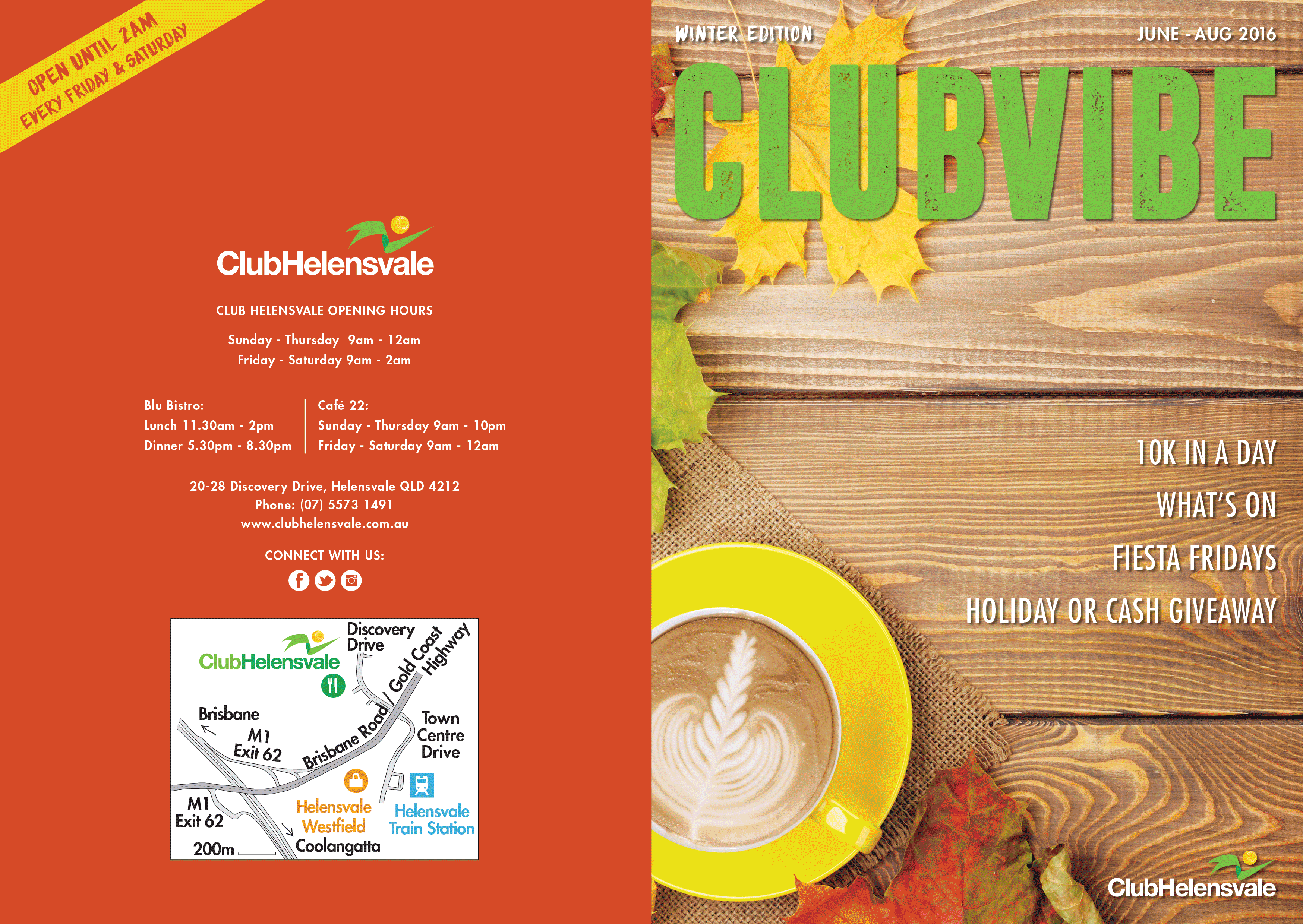 CLUB HELENSVALE MAGAZINE DESIGN