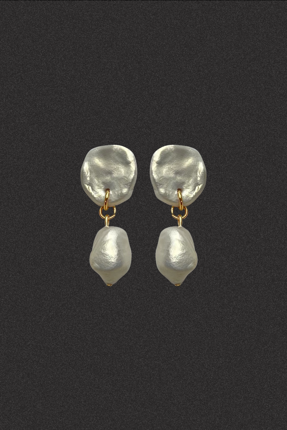 Miniatura: pearly stone earrings
