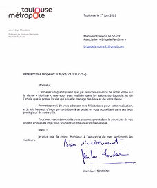 Lettre Jean Luc Moudenc