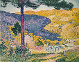 Valley with Fir (Shade on the Mountain) Henri-Edmond Cross (Henri-Edmond Delacroix) French
