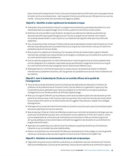 ITHQ Rapport annuel - Merle Blanc