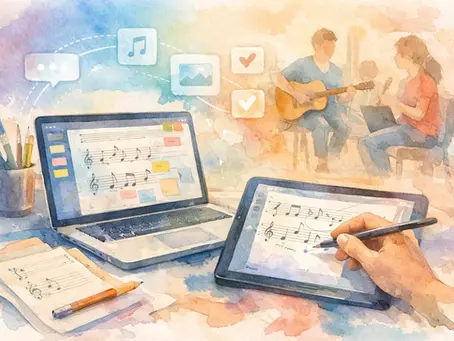 Wie Musiklehrer digitale Schülernotizen nutzen