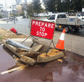 Replacing Bloody $#@% bollards!