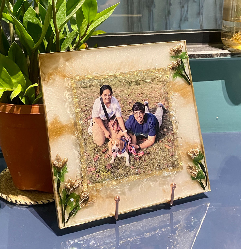 Thumbnail: Eternal Blossom Resin Photo Frame