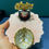 Thumbnail: Mandala Textured Resin Diya Platter with Ganesha