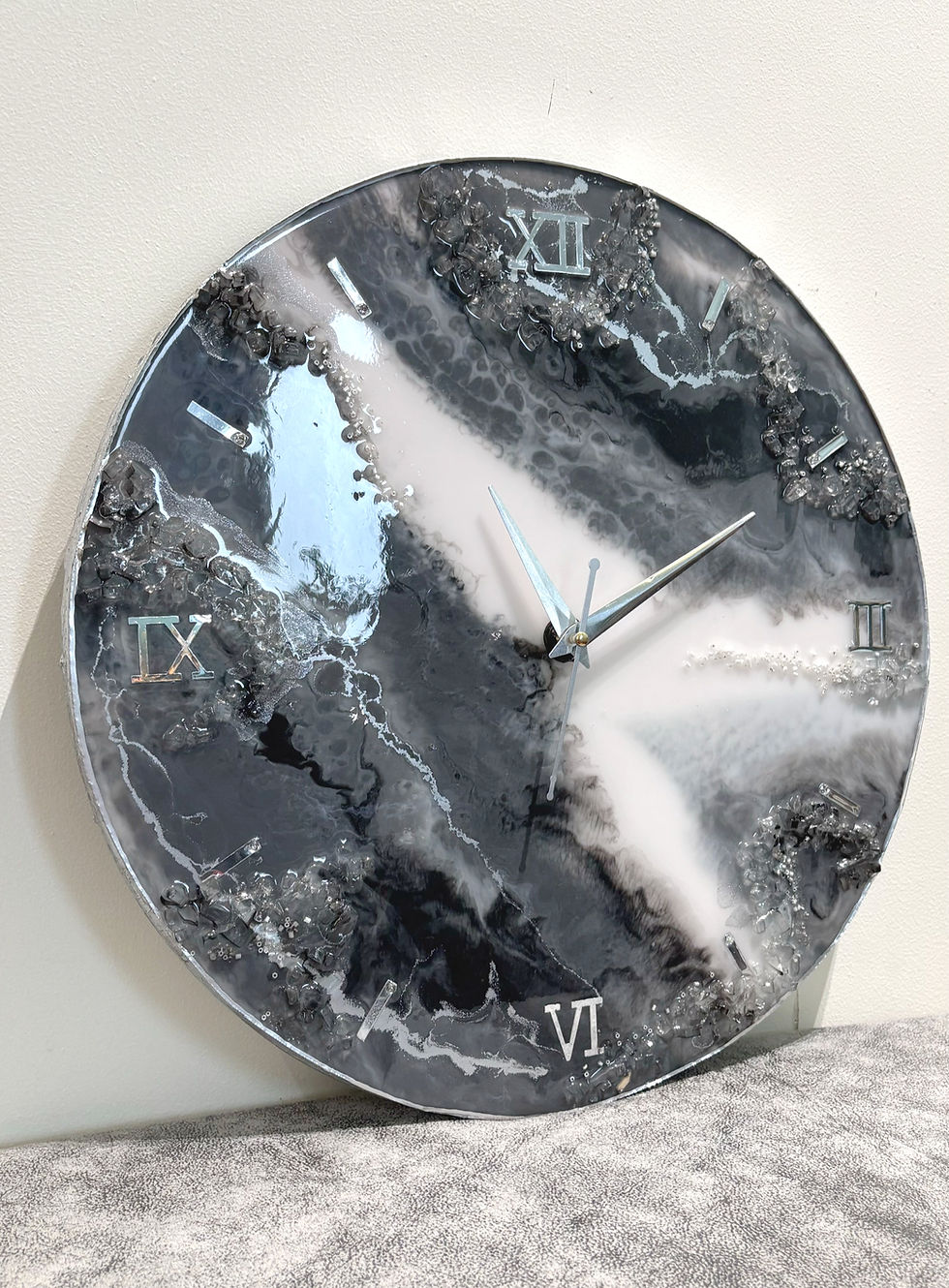 Thumbnail: Obsidian Crystal Wall Clock