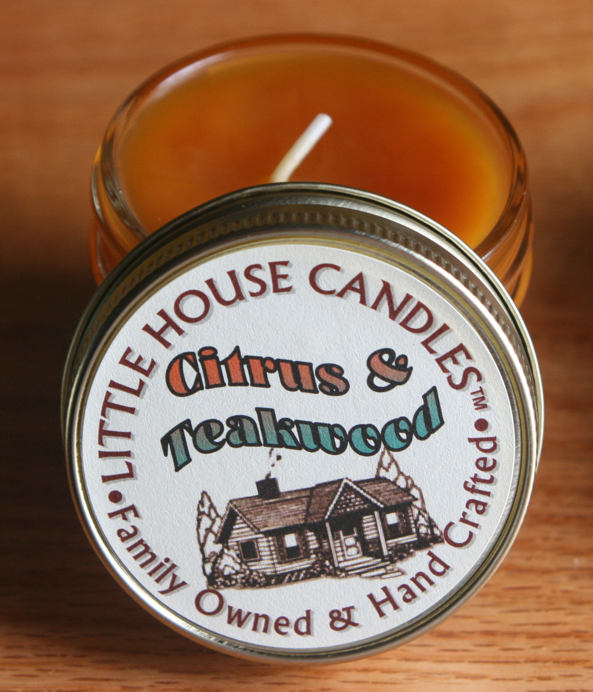 Citrus & Teakwood - 4 Oz. Small Jelly Jar