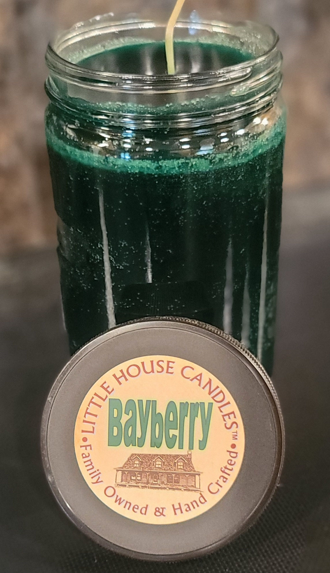 Bayberry - Large 28 Oz. Little House Quart Mason Jar Candle