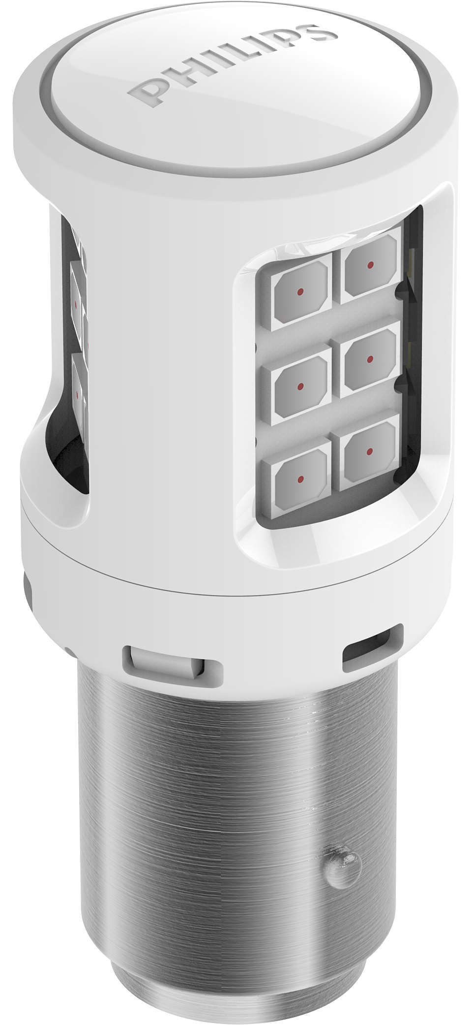 Прев'ю: Автолампа вказівна Philips P21/5 LED red 11499 ULR 12V X2