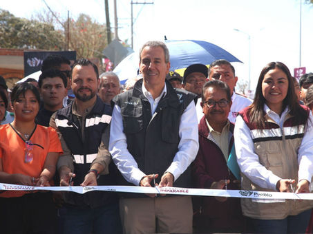 ENTREGA PEPE CHEDRAUI OBRAS VIALES EN LA JUNTA AUXILIAR IGNACIO ROMERO VARGAS