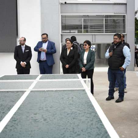 RECORRE RECTORA LILIA CEDILLO NUEVA SEDE DE LA PREPARATORIA EMILIANO ZAPATA