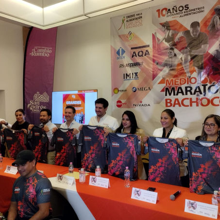 SE PRESENTÓ LA 10MA EDICIÓN DEL MEDIO MARATÓN BACHOCO POR SEGUNDA VEZ EN PUEBLA.