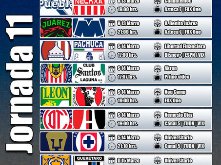 PUMAS VS CRUZ AZUL ENGALANA LA JORNADA 11 DEL FÚTBOL MEXICANO