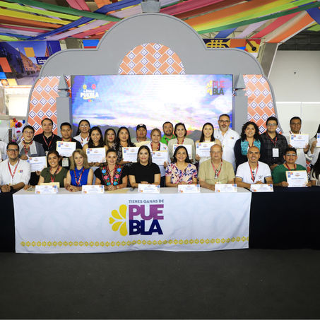 PUEBLOS MÁGICOS, MUNICIPIOS Y TOUROPERADORES, RECONOCIDOS EN FERIA DE PUEBLA 2024.
