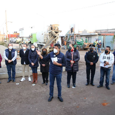 EDUARDO RIVERA PÉREZ AVANZA EN LA CONSTRUCCIÓN DE MÁS CALLES, AHORA AL SUR DE LA CIUDAD.