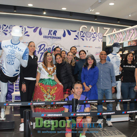 SE DIO A CONOCER LA PLAYERA DE LA CARRERA “PUEBLA INSPIRA”, PRESENTADA POR KEEP RUNNING.