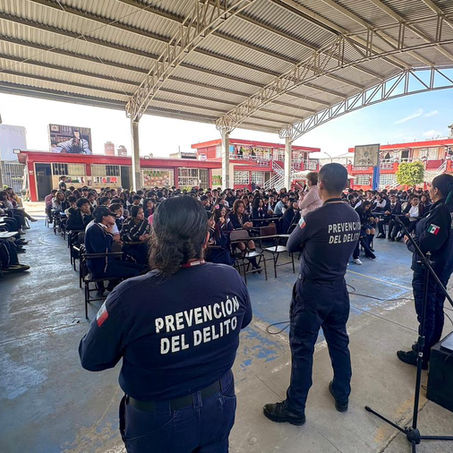 IJMP IMPARTE PLÁTICAS DE PREVENCIÓN A MÁS DE 400 ESTUDIANTES