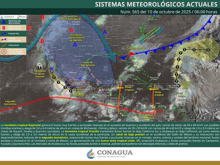 SE PRONOSTICAN LLUVIAS FUERTES Y RACHAS DE VIENTO, TOME PRECAUCIONES: GOBIERNO DE LA CIUDAD