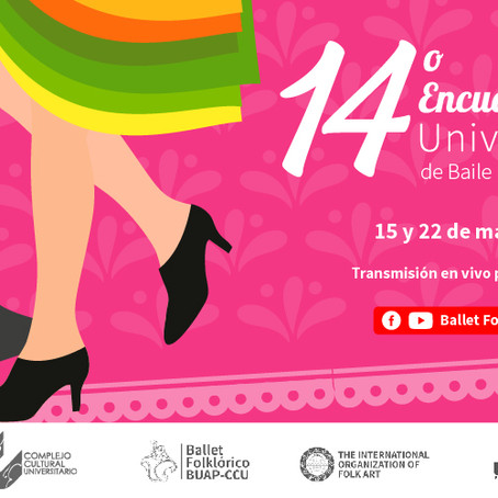 EL BALLET FOLKLÓRICO BUAP CCU REUNIRÁ EN LÍNEA A BAILARINES DE 12 PAÍSES