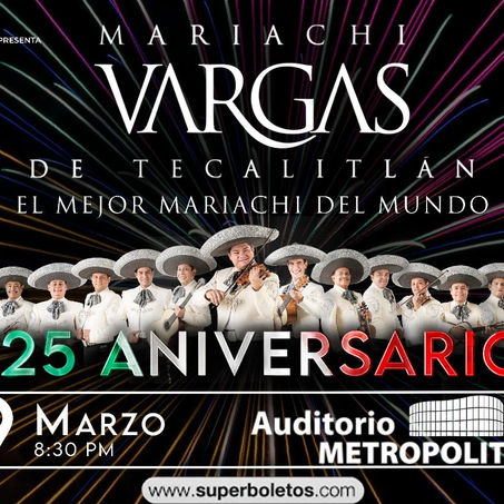 CON 125 AÑOS DE TRAYECTORIA, EL MARIACHI VARGAS DE TECALITLÁN LLEGA A PUEBLA