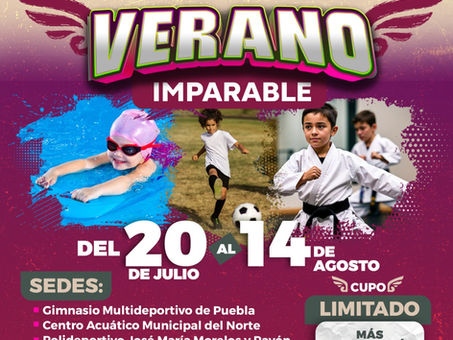 ABRE GOBIERNO DE PEPE CHEDRAUI INSCRIPCIONES PARA EL CURSO DE VERANO IMPARABLE 2026