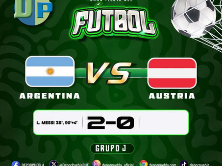 ARGENTINA, DE LA MANO DE MESSI, CLASIFICÓ A LOS 16VOS DE FINAL