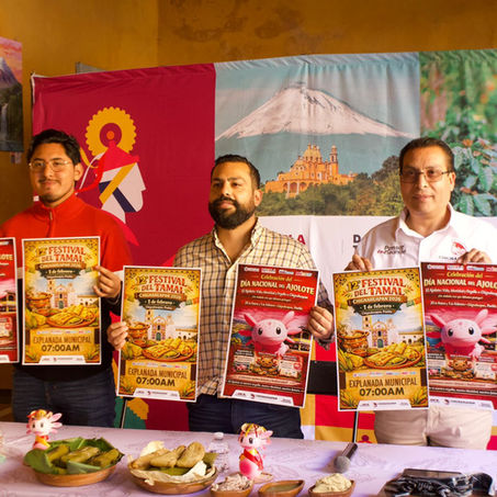 CHIGNAHUAPAN ALISTA FESTEJOS POR EL DÍA INTERNACIONAL DEL AJOLOTE Y EL FESTIVAL DEL TAMAL