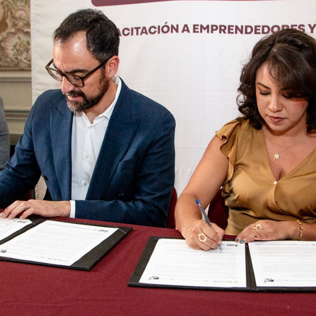 ACUERDAN GOBIERNO DE LA CIUDAD Y NAFIN CAPACITACIONES GRATUITAS A EMPRENDEDORES Y MIPYMES