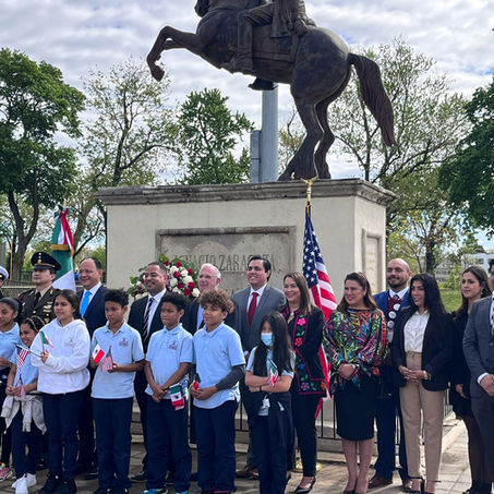 GOBIERNO ESTATAL, PRESENTE EN CONMEMORACIONES DEL 5 DE MAYO EN ESTADOS UNIDOS.