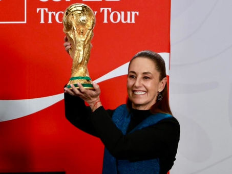 CLAUDIA SHEINBAUM PRESENTÓ LA COPA DEL MUNDO A 100 DÍAS DEL ARRANQUE DEL MUNDIAL