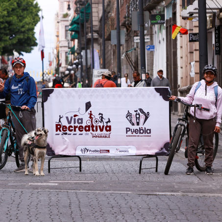 EL INSTITUTO MUNICIPAL DEL DEPORTE DE PUEBLA REALIZARÁ LA VÍA RECREATIVA DE PUEBLA.