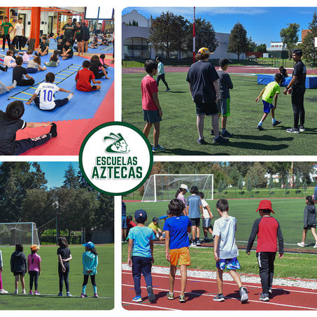 CURSO DEPORTIVO DE VERANO DE ESCUELAS AZTECAS DE LA UDLAP.
