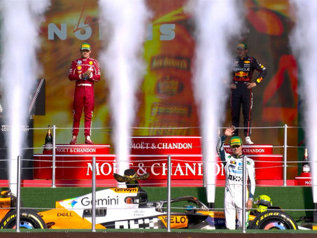 LANDÓ NORRIS FESTEJÓ SU APLASTANTE TRIUNFO EN EL GP DE MÉXICO