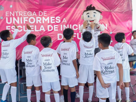 PEPE CHEDRAUI, OPPO Y UNESCO SE UNEN A FAVOR DE LA NIÑEZ Y JUVENTUD DE LA CAPITAL POBLANA.