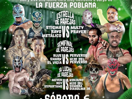LLEGA LA EMOCIÓN DEL CMLL Y LA ARENA PUEBLA A LA POSADA DE PERICOS DE PUEBLA