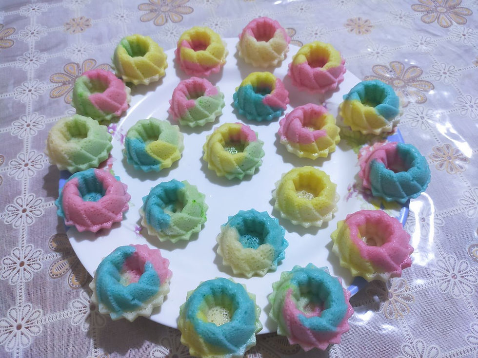 Apam Kampung Warna Warni